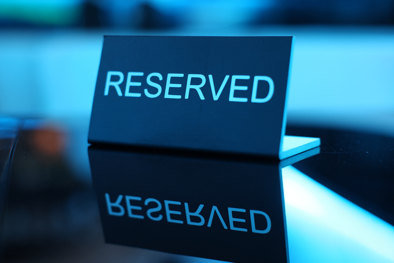 Reserved card